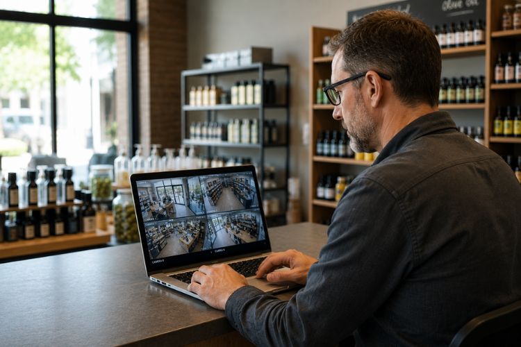 Office Building Live Monitoring Using Monitex Security Setup