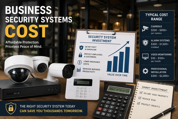 Business Security Systems Cost